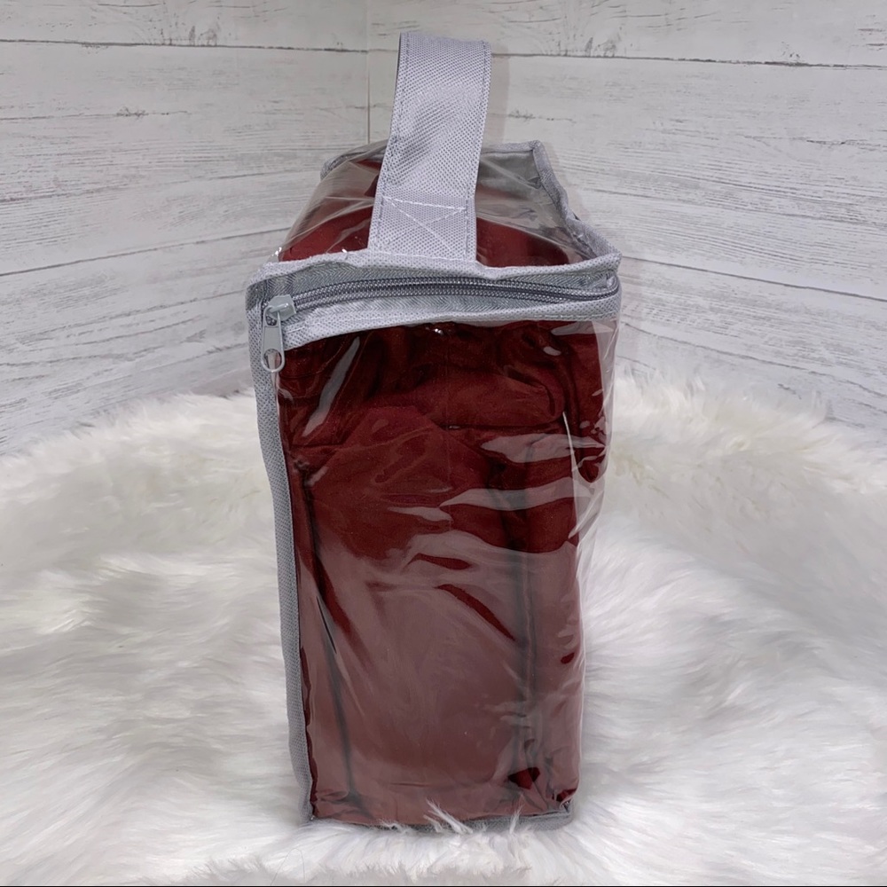 ✨FINAL STOCK✨Full 6pc Burgundy Bedsheets - Picture 3 of 5